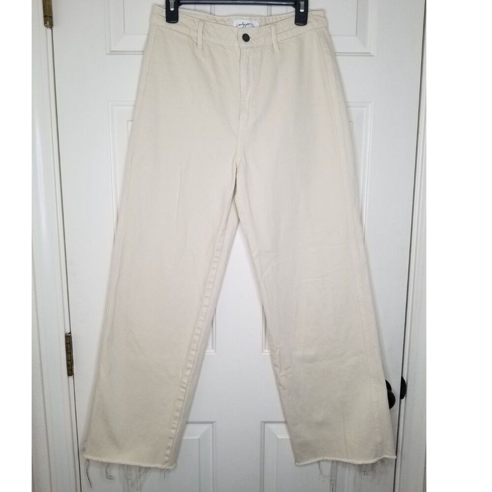 Women Size 5 Wide Leg Boho 70's Casual Coffee Run Brunch Carly Jean Los Angeles